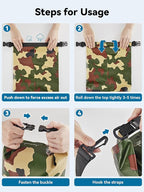 HEETA Waterproof Dry Bag for Women Men 5L/10L/20L/30L/40L Roll Top Lightweight - Image 4