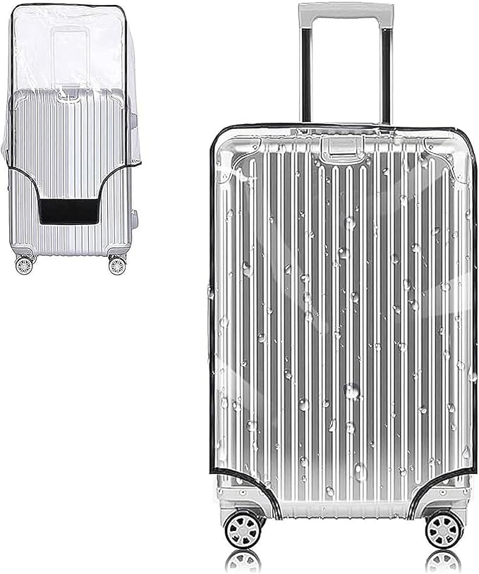 Yotako Clear PVC Suitcase Cover Protectors 26 Inch Luggage Cover by YOTAKO