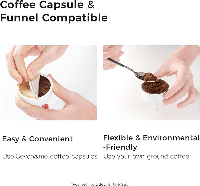 SEVEN&ME Espressor Machine Coffee Maker, - Image 7