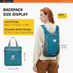 SKYSPER Small Daypack 10L Hiking Backpack Packable Lightweight Travel Day Pack - Image 6