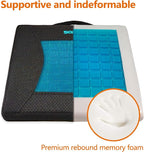 Sojoy Gel Seat Cushion, Portable Memory Foam Chair Seat Cushion - Image 7