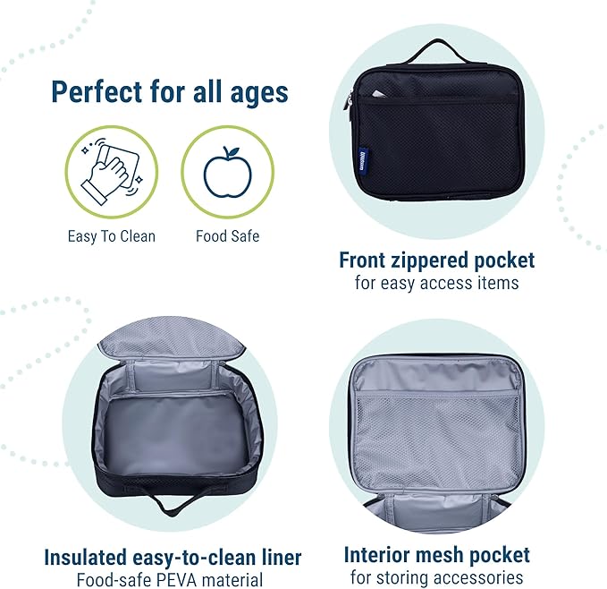 Wildkin Kids Insulated Lunch Box – Durable and Reusable - Image 4