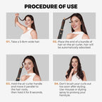 5 in ONE Blow Dryer Brush, Curling Wand Hair Styling Tools Set, Ionic Hot Air Hair Dryer, Massage Oval Hair Dryer, Left&Right Hair Curlers 100-120V
