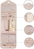 BAGSMART Travel Jewelry Organizer Case Foldable Jewelry Roll - Image 4