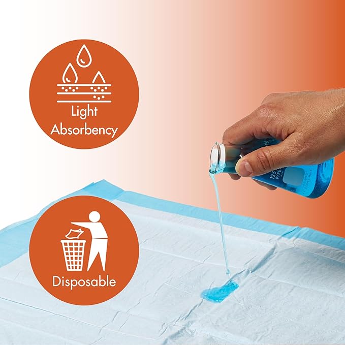 Caring Disposable Underpads, Baby Changing Liner Pads, Light Absorbency - Image 3