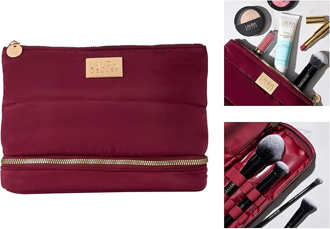 LAURA GELLER NEW YORK Quilted Makeup Bag - Image 8