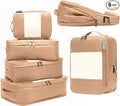 6-Pack Compression Packing Cubes Travel Essentials by NookTheory