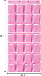 KEEPJOY 28 Pockets Hanging Shoe Organizer, Over the Door Shoe Organizer - Image 2