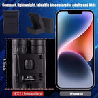Binoculars with Phone Adapter for Adults, Compact Pocket Travel Binocular for - Image 5