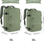 coowoz Travel Backpack For Women Men, Carry On Backpack, Hiking Backpack - Image 2