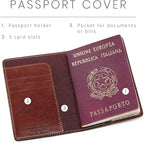 Maruse Italian Leather Passport Cover - Image 2