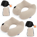 2 Pack Inflatable Travel Neck Pillows by Glyzia
