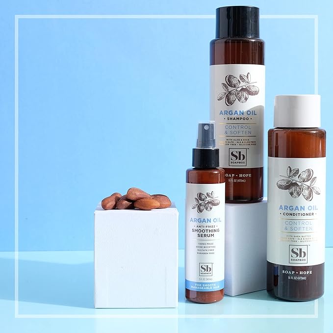 Soapbox Argan Oil Shampoo, Harsh Sulfate Free, Paraben & Silicone Free - Image 9