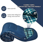 KingCamp Sleeping Bag for Adults, Cold Weather & Warm XL Big and Tall Flannel - Image 5