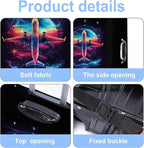 Luggage Cover Washable Suitcase Protector Anti-scratch Suitcase cover Fits - Image 3
