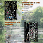 PSKOOK 12 Pcs Survival Multitool Card Emergency Camping Tool EDC Kit in Your - Image 4