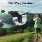 10x25 Compact Binoculars for Adults and Kids, Small High Powered Binoculars - Image 2