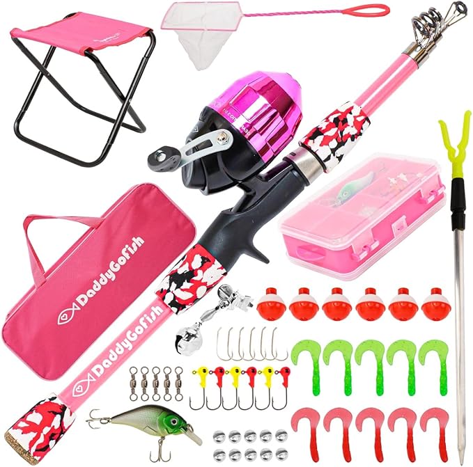 DaddyGoFish Kids Fishing Pole by DaddyGoFish