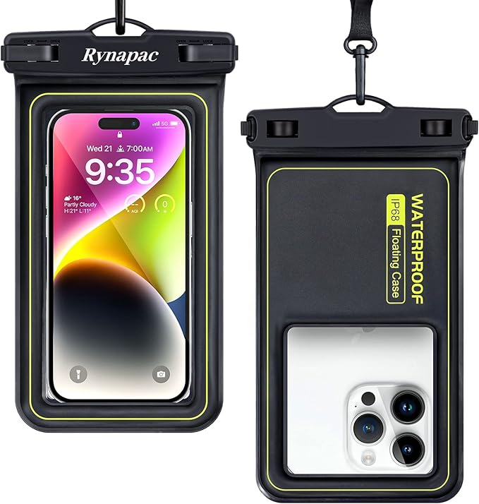 IP68 Waterproof Phone Pouch, Floating Waterproof Phone Case by PEORSEFI