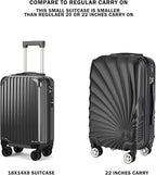 Personal Item Small Suitcase 18x14x8 Inches Hardside Built In TSA Lock & USB - Image 3