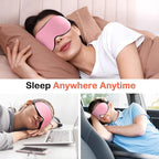 INNELO Sleep Mask for Side Sleeper, Eye Mask Sleeping Women Men, 100% Light - Image 7