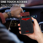 Wallet for Men Wallet with Slim Pop Up Card Holder 9-13 Cards, Bifold - Image 2