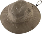 Connectyle Sun Hat for Men Women Outdoor UV Protection Safari Hat for Fishing - Image 3
