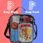 opux Insulated Lunch Box for Men Women Adult, Compact Lunch Bag for Kids Boy - Image 8