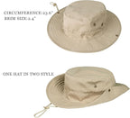 Sun Hats for Men Women Boonie Hat Foldable Fishing Hat UPF 50+ Bucket Hat for - Image 2