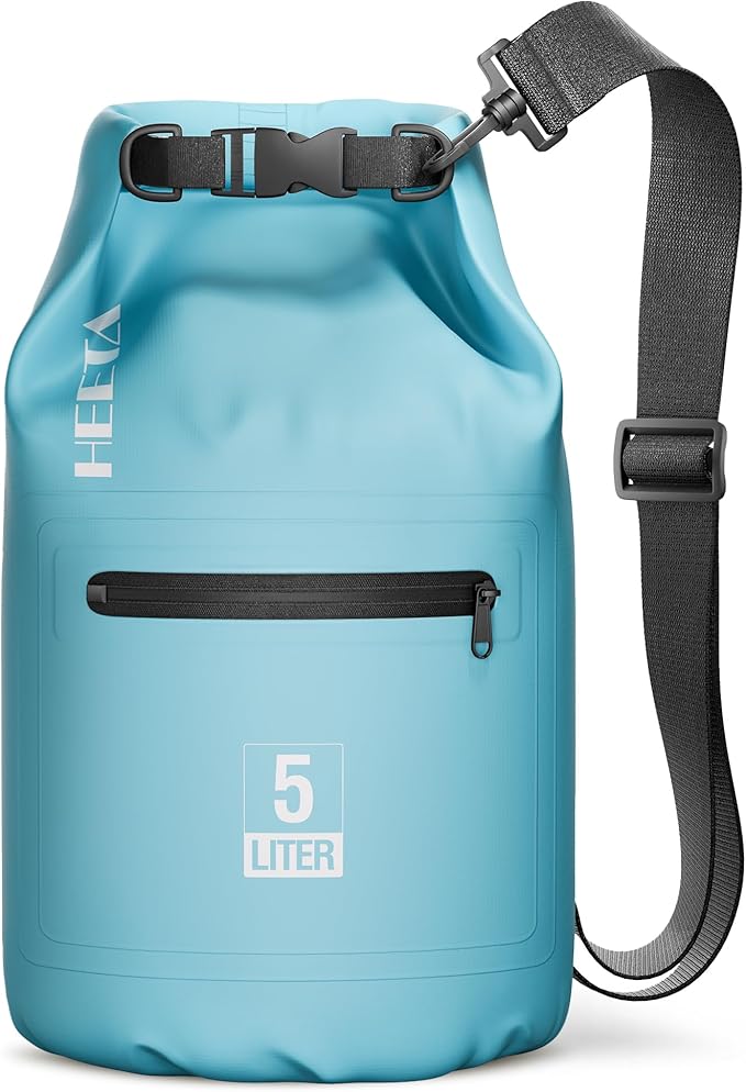 HEETA Waterproof Dry Bag with Front Zippered Pocket by HEETA