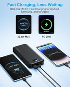 Portable Phone Charger, 12000mAh 22.5W Fast Charging Power Bank - Image 5