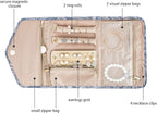 BAGSMART Travel Jewellery Organiser Roll Foldable Jewelry Case - Image 3