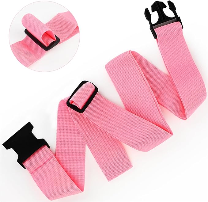 4Pack Luggage Straps for Suitcases, Travel Connector for Carry On Bag, Add Bag - Image 2