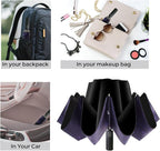 LLanxiry Compact Travel Umbrella, Mini Windproof Umbrellas - Image 7