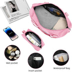 LARVENDER Luggage Sets 5 Piece Hardside Expandable Suitcase - Image 6