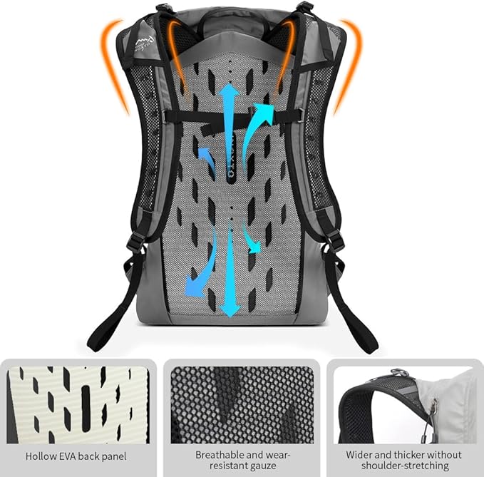 Hiking Hydration Backpack with 3l Water Bladder - Image 4