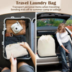 Canvas Laundry Bag 33"x 35", Thick Cotton Laundry Bag - Image 7