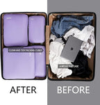 BAGAIL 4 Set/6 Set/8 Set Compression Packing Cubes Travel Accessories - Image 6