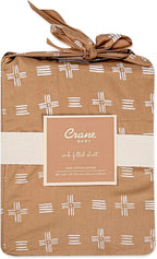 Crane Baby Crib Sheet, Copper Dash Neutral Crib Sheets & Toddler Sheets - Image 7