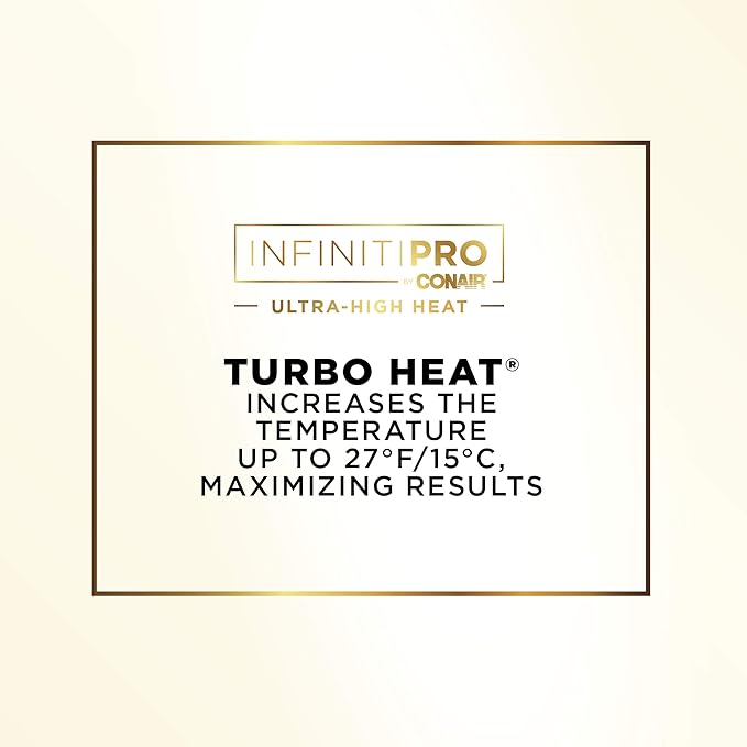 INFINITIPRO by CONAIR Ultra-High Heat Gold-Plated Straightening Comb 1 Count (Pack of 1)
