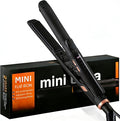 Mini Flat Iron 1/2 Inch with 5 Adjustable Temperatures, Tourmaline Ceramic Small Hair Straightener for Short Hair, Bangs, Beard, Pixie, Edge - Dual Voltage Travel Curling Iron, Auto-Off