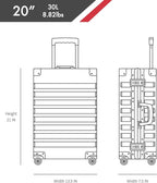 TRAVELKING All Aluminum Carry On Luggage - Image 7