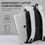mixi Travel Laptop Backpack for Women & Men Carry On Backpack fits 16'' Laptop - Image 3