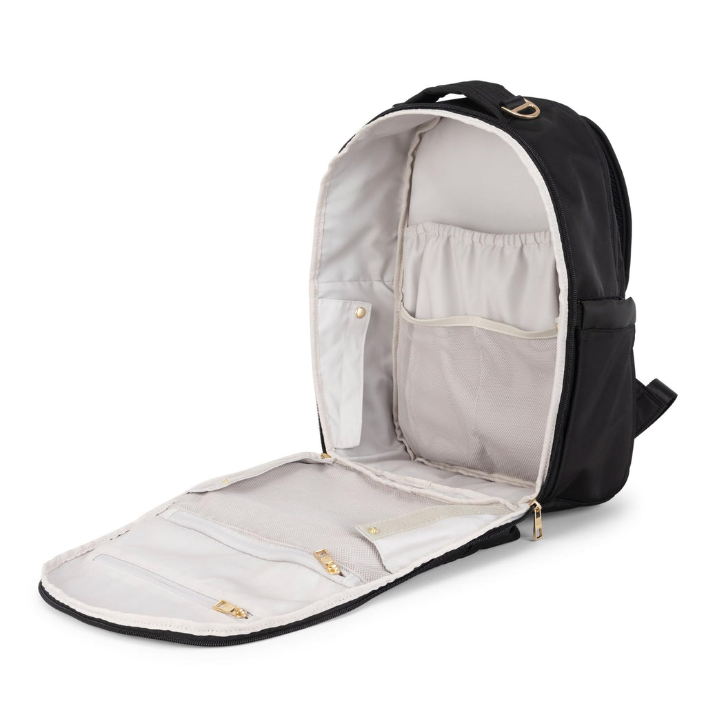 New Classic Diaper Bag Backpack with 15 Pockets (Black)