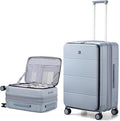 Hanke Hardside Expandable Checked Luggage, 24 Inch Top Opening Trunk Luggages by Hanke