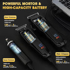 4 in 1 Hair Clippers for Men, Professional T-Blade Trimmer, Electric Foil Shaver - Image 6