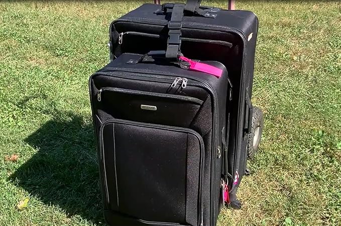 4Pack Luggage Straps Add Bag Luggage Straps to Connect Two Suitcases, - Image 7