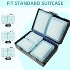 BAGAIL 4 Set/6 Set/8 Set Compression Packing Cubes Travel Accessories - Image 7