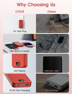 Portable Charger Power Bank, 12000mAh 22.5W USB C Charger Fast Charging - Image 3