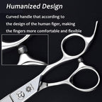 Dream Reach Hair Cutting Scissors Professional Barber Shears, 6.0 inch Hairdressing Regular Scissor Salon Razor Edge Hair Cutting Shear Japanese 440C Stainless Steel